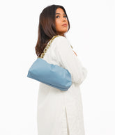 Sky blue cloud bag